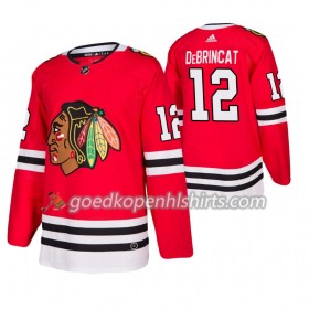 Chicago Blackhawks Alex DeBrincat 12 Adidas 2019-2020 Rood Authentic Shirt - Mannen